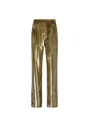 Roberto Cavalli metallic trousers - Gold