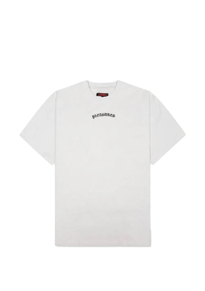 Pleasures Neural appliqué T-shirt - Neutrals