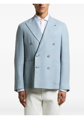 Peserico double-breasted blazer - Blue