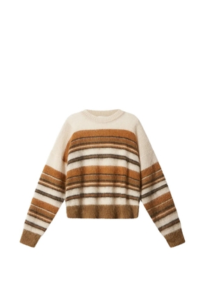 MARANT ÉTOILE DRUSSELL striped pullover - Neutrals