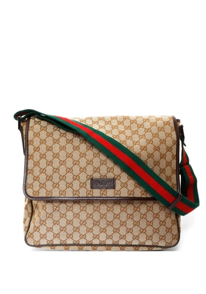 Gucci Pre-Owned 2000s Sherry GG canvas shoulder bag - Neutrals