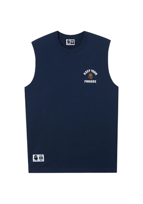 FINGERCROXX round-neck tank top - Blue