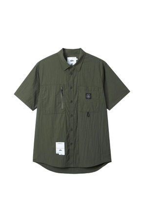 izzue zip-pocket shirt - Green