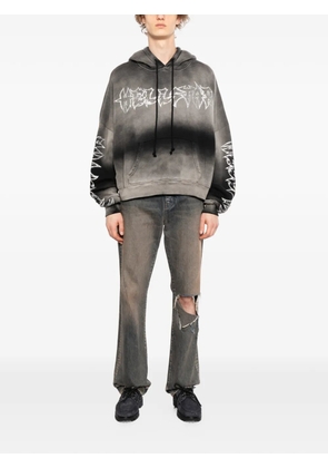 HELLSTAR graphic hooded sweatshirt - Grey