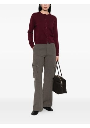 Weekend Max Mara Wkdnebbia button-fastening cardigan - Red