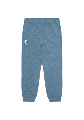 AAPE BY *A BATHING APE® camouflage-pocket track pants - Blue