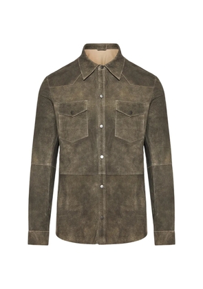 Giorgio Brato chest pockets shirt jacket - Green