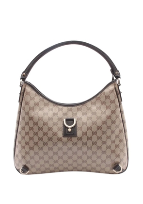 Gucci Pre-Owned 2016-2026 GG Crystal Abbey D Ring shoulder bag - Brown