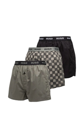 HUGO woven boxers - Grey