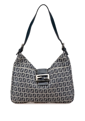 Fendi Pre-Owned 2000-2010 Zucchino Canvas shoulder bag - Grey