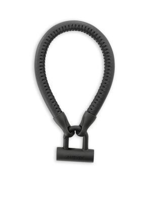 AMBUSH leather bike-lock bracelet - Black