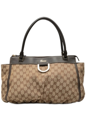 Gucci Pre-Owned 2000-2015 GG Canvas Abbey D Ring tote bag - Brown