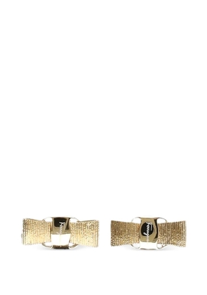 Ferragamo Vara bow earrings - Gold