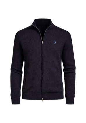 Polo Ralph Lauren zip ribbed cardigan - Blue