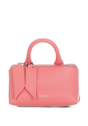 The Attico top-handle leather tote bag - Pink
