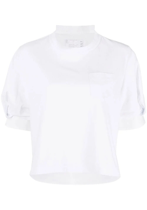 sacai short-sleeve cotton T-shirt - White