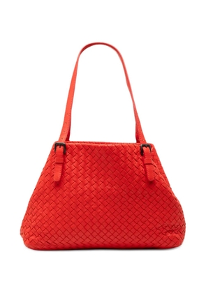 Bottega Veneta Pre-Owned 2010-2026 Medium Nappa Intrecciato Cesta tote bag - Red