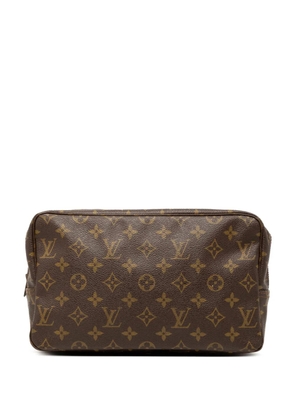 Louis Vuitton Pre-Owned 1983 Monogram Trousse Toilette 28 clutch bag - Brown