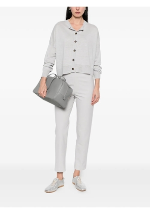 base buttoned cardigan - Grey