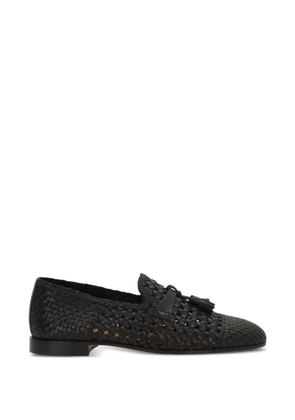 Doucal's leather loafers - Black