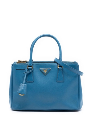 Prada Pre-Owned 2010-2026 Small Saffiano Lux Galleria Double Zip satchel - Blue