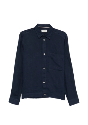 Tintoria Mattei long-sleeve pocket shirt - Blue