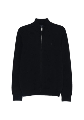 Hackett zipped knitted cardigan - Blue