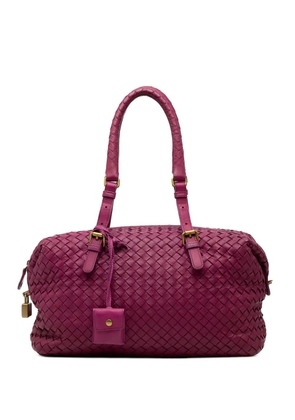 Bottega Veneta Pre-Owned 2009 Nappa Intrecciato Montaigne boston bag - Purple