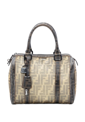 Fendi Pre-Owned 2000-2010 Zucca Mesh boston bag - Brown