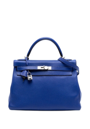 Hermès Pre-Owned 2014 Clemence Kelly II Retourne 32 satchel - Blue