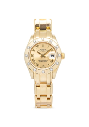 Rolex Datejust Pearlmaster diamond 29mm watch - Gold