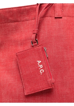 A.P.C. Le Drummer tote bag - Red