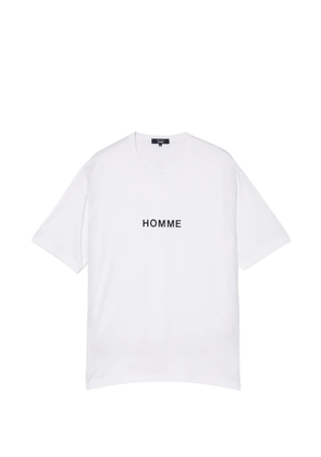 Comme des Garçons Homme logo-print T-shirt - White