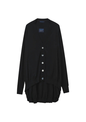 Yohji Yamamoto buttoned oversized cardigan - Black