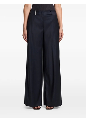 Peserico embellished twill trousers - Blue