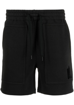 Mackage logo-patch drawstring shorts - Black