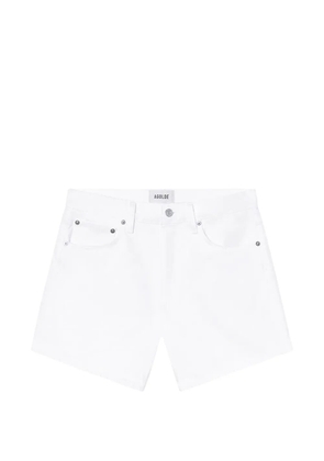 AGOLDE belt-loops shorts - White