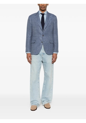 Brunello Cucinelli single-breasted blazer - Blue