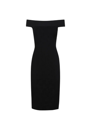 Alexander McQueen off-shoulder dress - Black