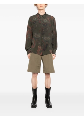 OUR LEGACY ponte shorts - Green