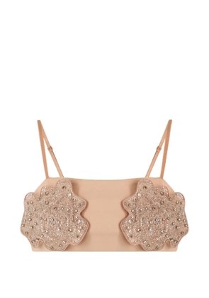 PINKO bead-embellished bandeau top