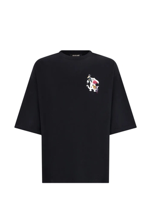 Roberto Cavalli logo-print T-shirt - Black