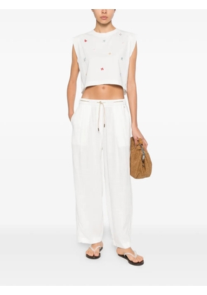 Forte Forte embroidered T-shirt - White