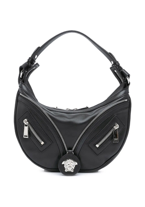 Versace Pre-Owned 2000-2024 Small Leather Repeat satchel - Black