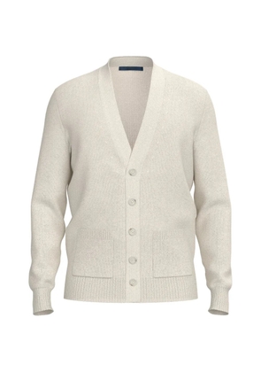 BOSS patch-pocket V-neck cardigan - Neutrals