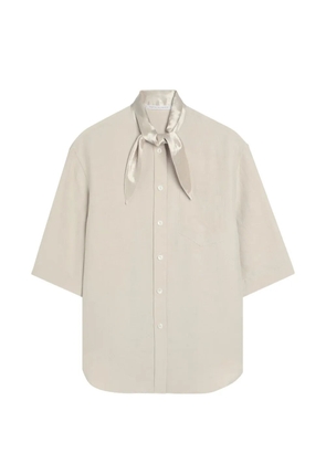 Maria McManus short-sleeve shirt - Neutrals