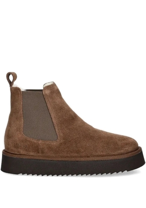 Copenhagen elastic-panel suede chelsea boots - Brown