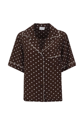 P.A.R.O.S.H. polka dot shirt - Brown