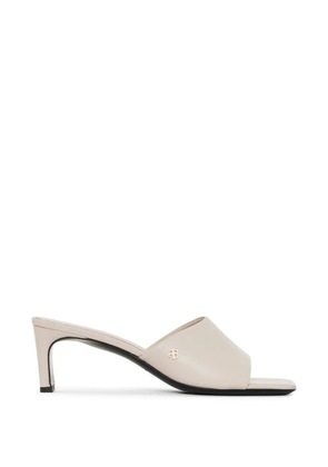 ANINE BING Jayden logo-detail mules - Neutrals