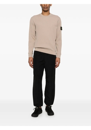 Stone Island waffle-knit sweatshirt - Neutrals